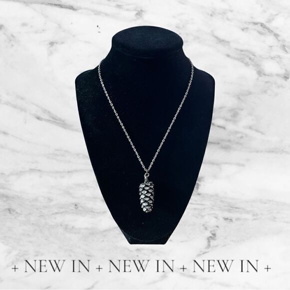 Pine Cone Necklace 18” Chain - Picture 2 of 2